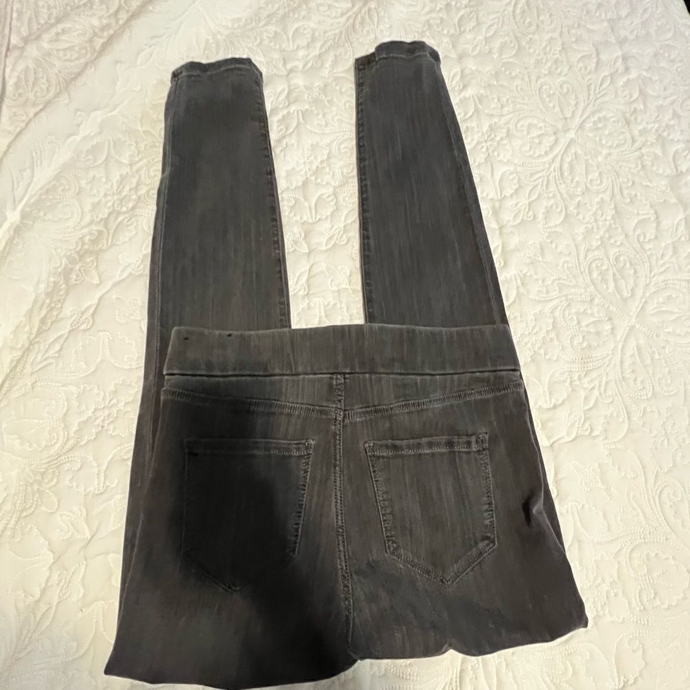 Liverpool the skinny pull-on washed black stretch high rise jeans size 6/28 - Picture 6 of 10